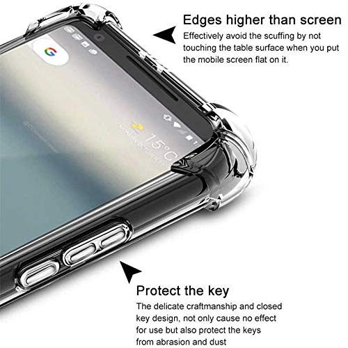 Tecno Pouvoir 4 Pro Transparent Shockproof Back Cover – Soft TPU, Extra Bumper Protection. 