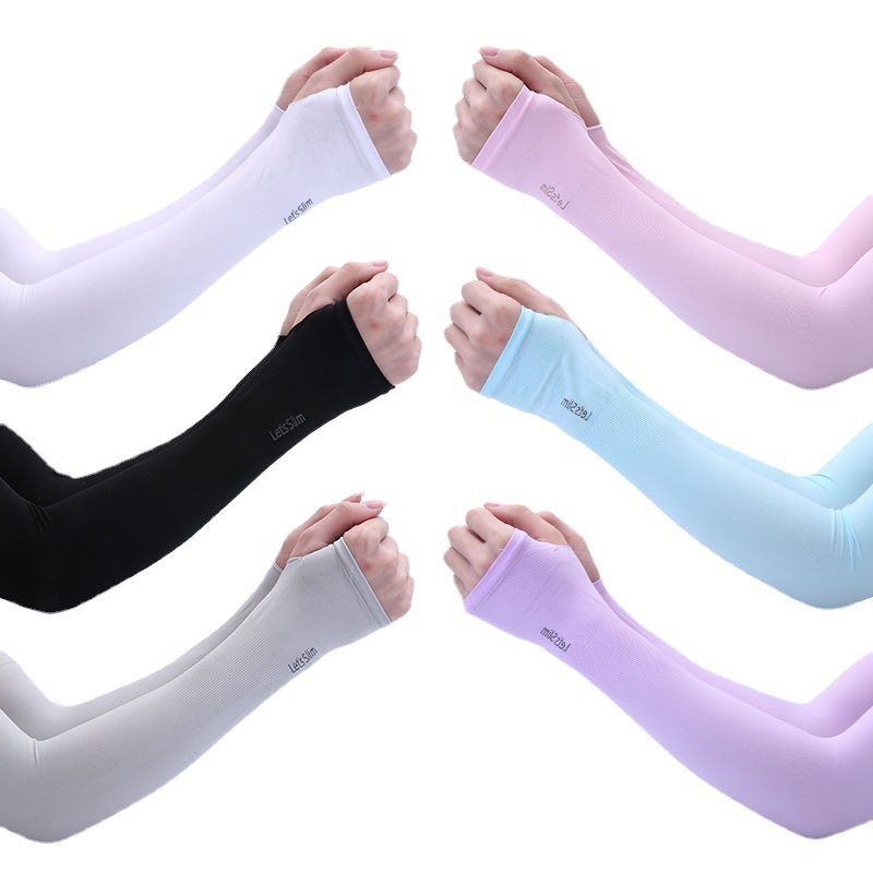 Yuanyan%201%20Pair%20Arm%20Sleeves%20Ice%20Silk%20For%20Outdoor%20Bike%20Cycling%20Hiking%20Long%20Gloves%20Summer%20UV%20-%20Image%207