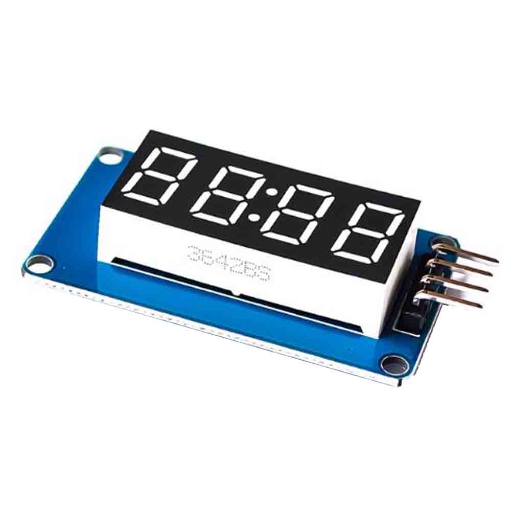 4 bit tm1637 7 segments digital display tube red 4-digit led display module board for arduino diy led display board