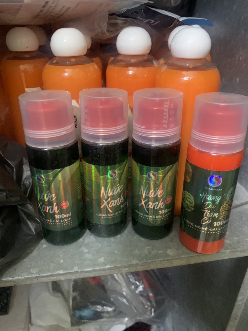 Nước xanh ngâm ngô sapham