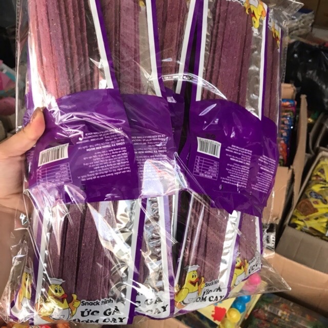 Bịch 30 Gói Snack Hình Ức Gà Thơm Cay