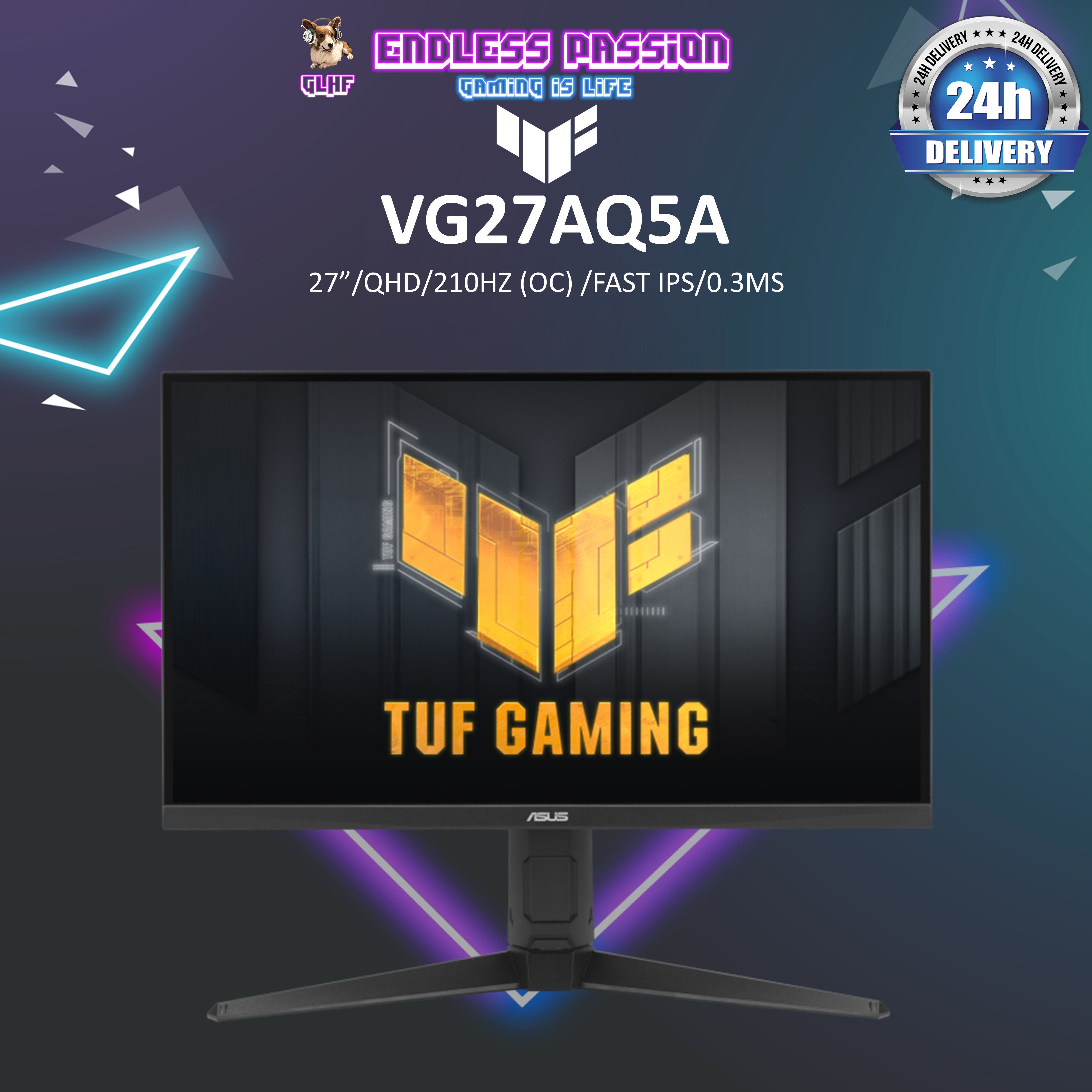ASUS TUF Gaming VG27AQ5A Gaming Monitor | Lazada Singapore