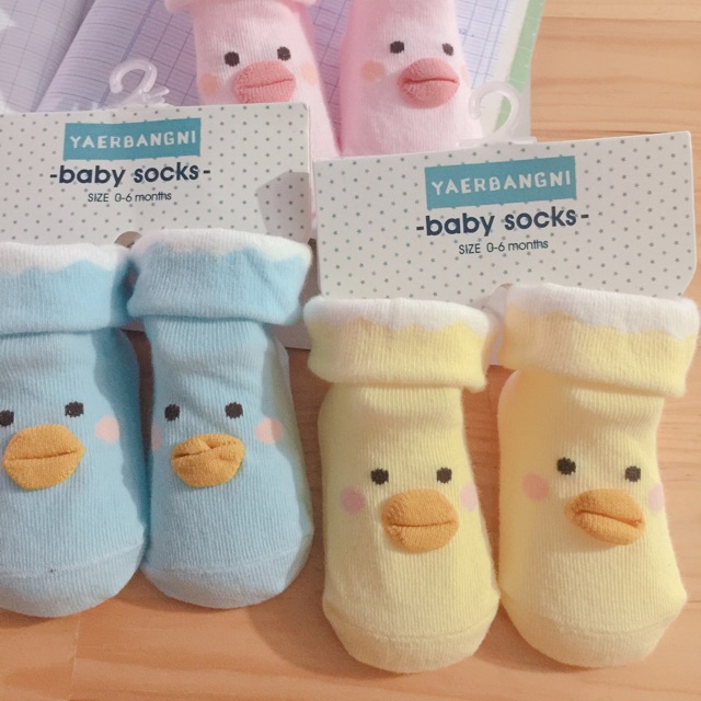 Set 2 đôi vớ gấu cho bé sơ sinh đến 9 tháng