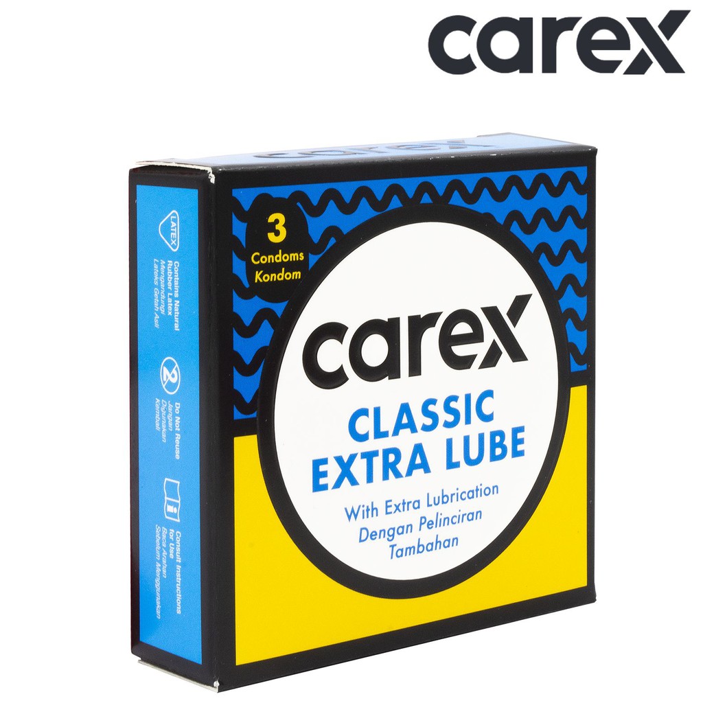  Play Safe Carex Classic Extra Lube 3 s Condom Lazada