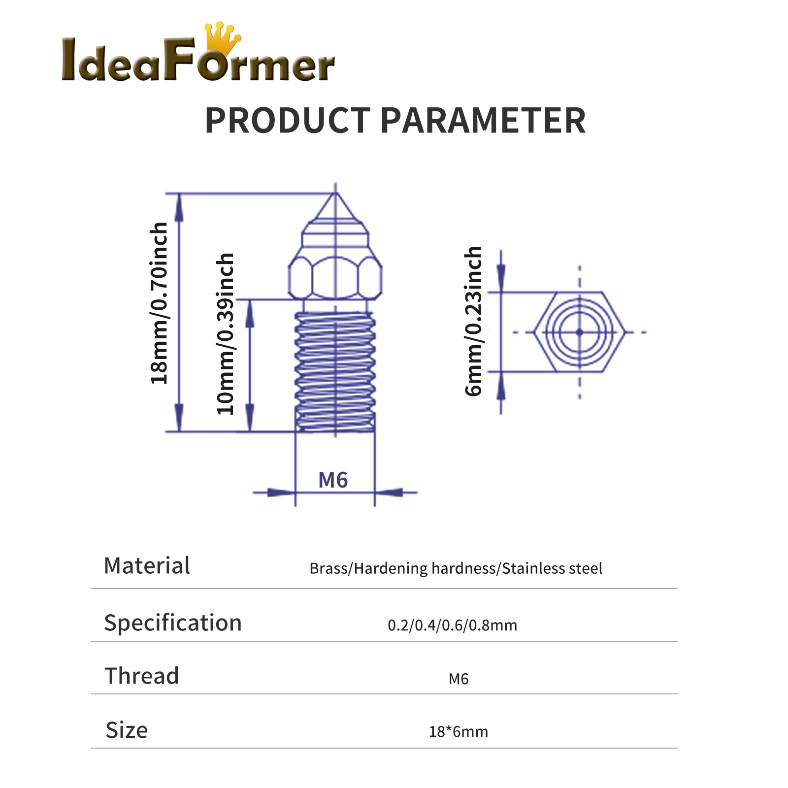 %E3%80%90Exclusive%20Discount%E3%80%911/2pcs%20For%20Elegoo%20Neptune%204%20Brass/stainless%20Steel/hardened%20Steel%20Nozzles%203d%20Printer%20Parts%201.75mm%20Nozzle%20For%20Elegoo%20Neptune%204%20Pro%20-%20Image%205