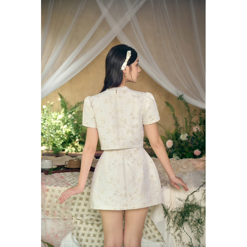 CÉLESTE - Áo gấm Joyce Top (2 màu)