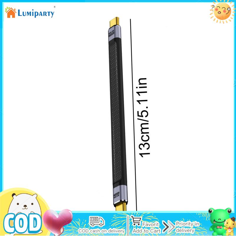 USB C To USB C Cable 13CM Short 240W USB 4.0 Fast Charging Cable 40Gbps Data Transmission Flat FPC Design Data Cable