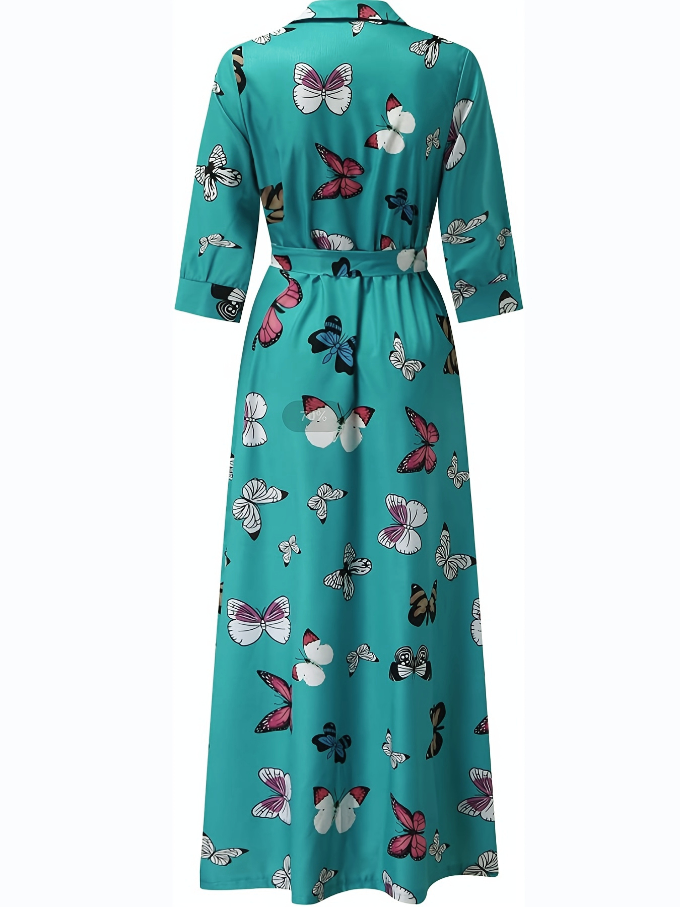【Worth-Buy】 Women Print Dress V-Neck Bat Sleeve Ruffl Flowers Print Bohemian Beach Sundress Ladies Loose Summer Vacation Mini Dresses.