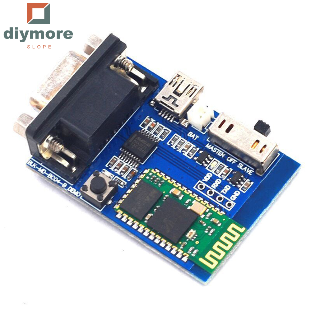 diymore slope BC-04 Bluetooth Serial Port Module Demo Version Wireless Serial Communication Wireless Serial Port RS232 Data Transmission Module