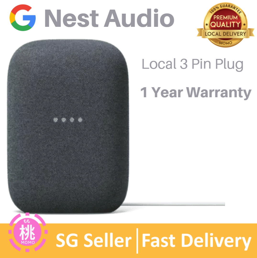 Google Nest Audio Smart Speaker With Google Assistant Local 3 Pin Plug Lazada Singapore