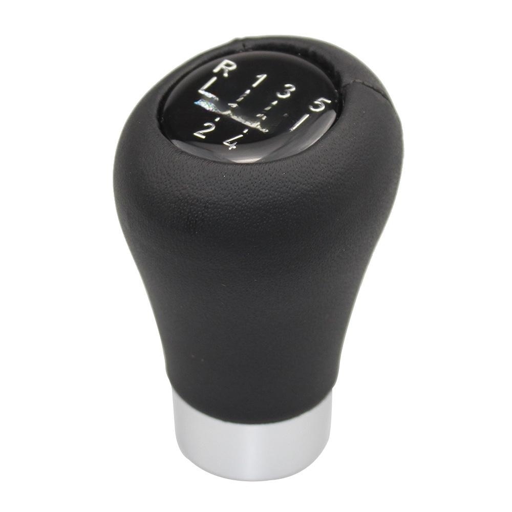 For 1Pc Car Gear Shift Knob Leather For BMW 1 3 5 6 Series E30 E36 E39 E46 E60 E81 E82 E87 E90 E53 E84 E83 5/6 Speed X1 X3 X5 M