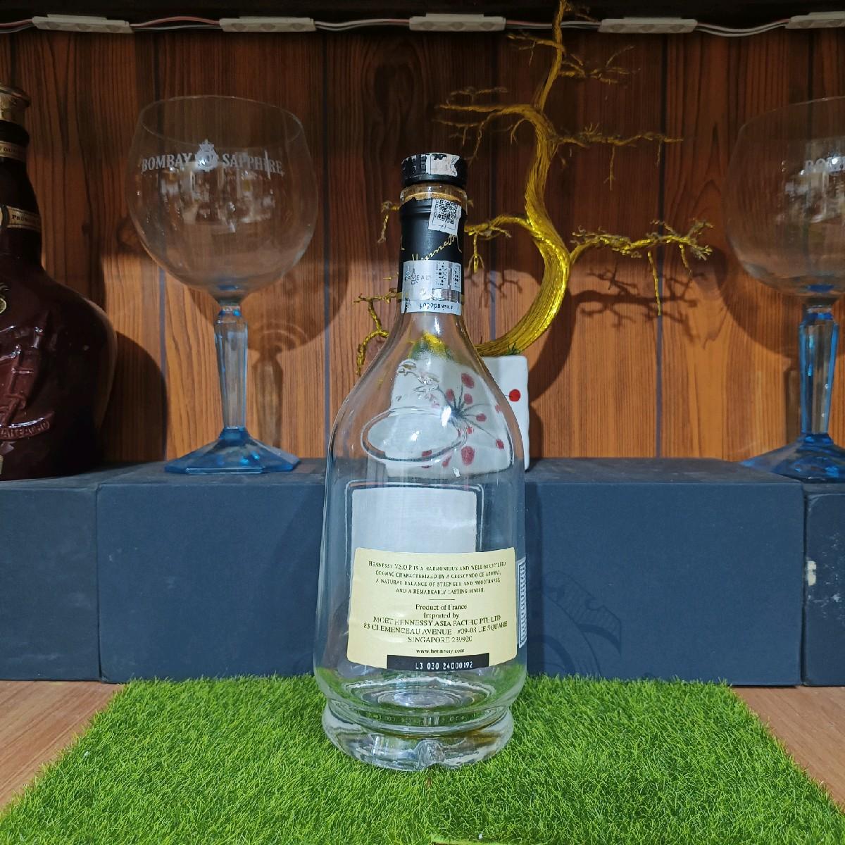 Vỏ chai Hennessy VSOP trưng bày Decor (chai rỗng)