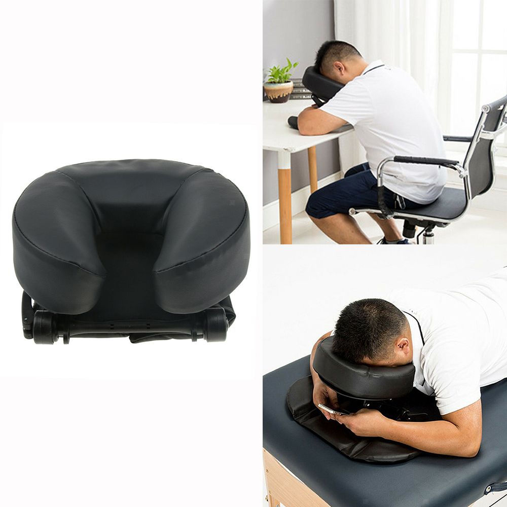 2024 Neck Support Adjustable U-shaped Pillow Nap Sleeping Face Down Table Massager Cradle Cushion Tool Cushion Massage Pillow✪
