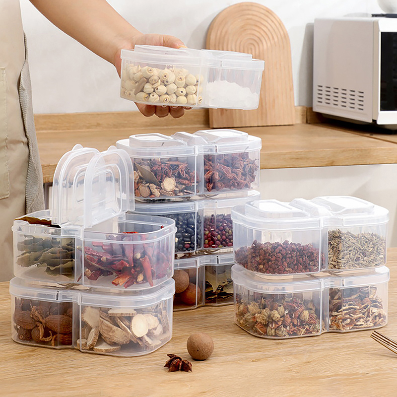 Food%20Storage%20Box%20Kitchen%20Organizer%20Container%20Set%20Vacuumed%20Lid%20Airtight%20Transparent%20Square%20For%20Dry%20Legume%20Spice%20-%20Image%203