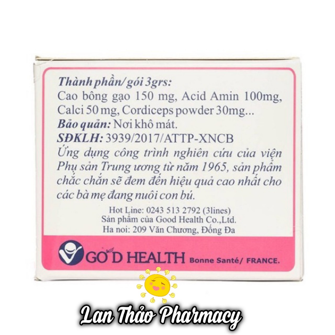 Cốm Lợi Sữa Mum milk hộp 20 gói