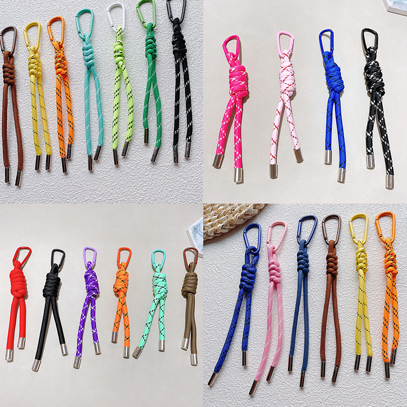 Keychain Y2k Rope Nylon Handmade Rope Keychain Y2K Fashion Bag Pendant Jewelry DIY ...