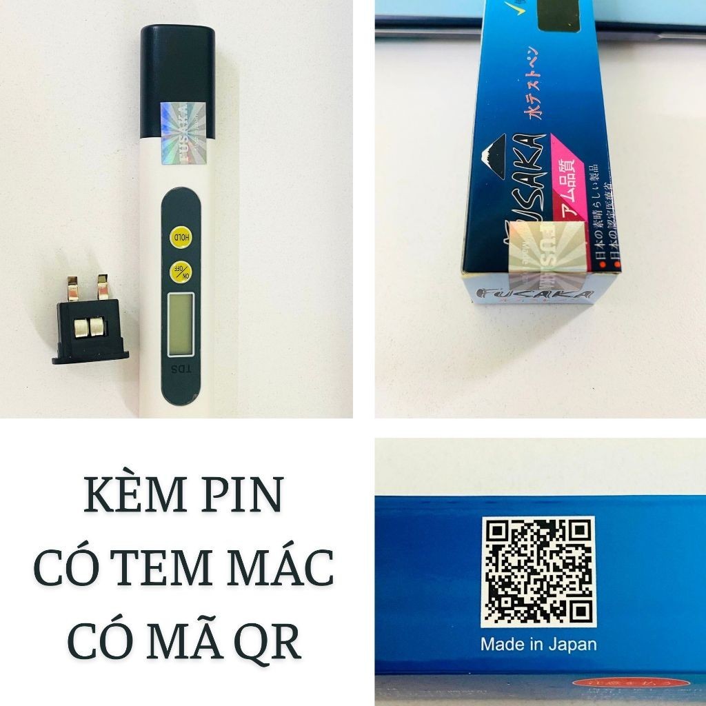 Bút thử nước TDS kiểm tra chất lượng nước