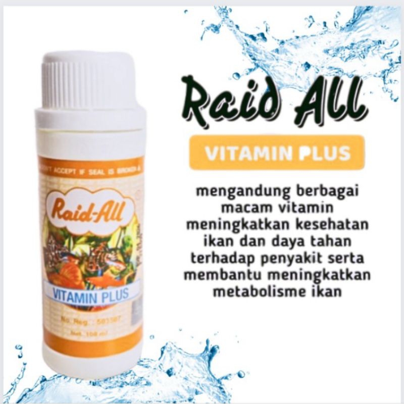 Obat Ikan RAID ALL VITAMIN PLUS 100ML