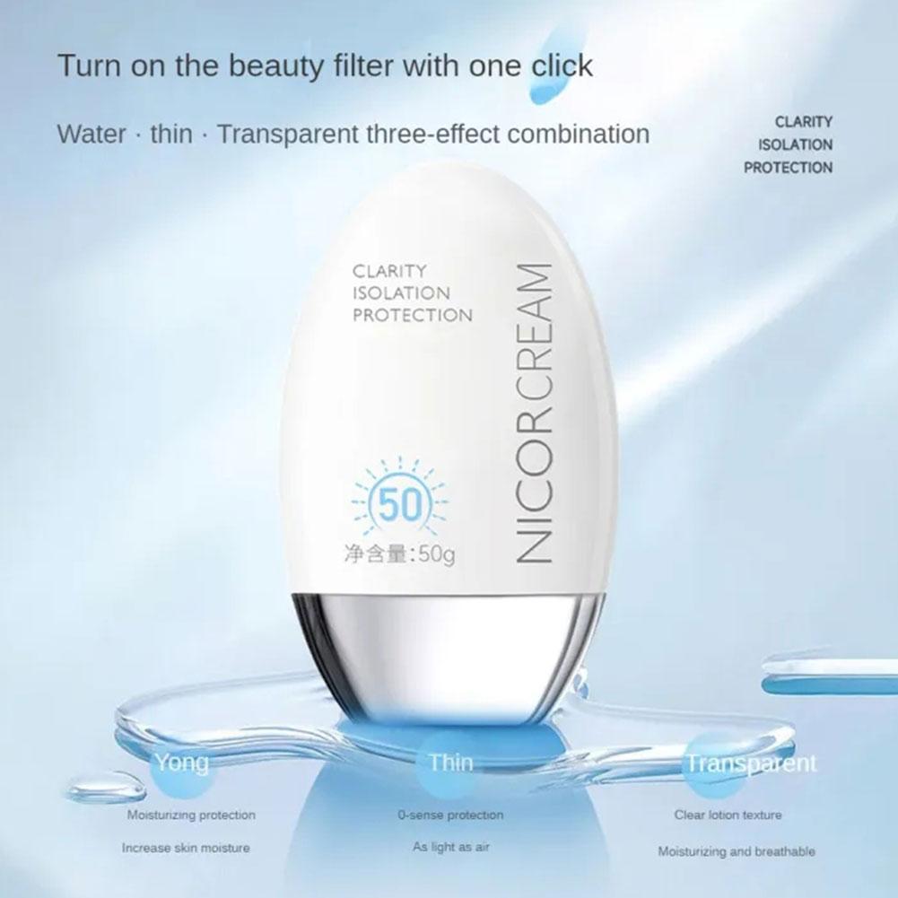 Body Sunscreen SPF 50 Light Thin Refreshing Sunscreen Protector Solar Sun Protection Cream Solar Blocker For Korean Women F X0F7. 