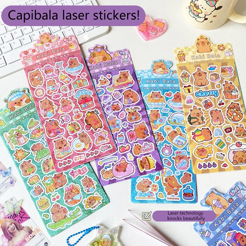 Kawaii%20Capybara%20Stickers%20Cartoon%20Waterproof%20Removable%20Sticker%20Glitter%20Stickers%20Pocket%20Decoration%20Sticker%20Hand%20Account%20Decorate%20JINBING%20-%20Image%202