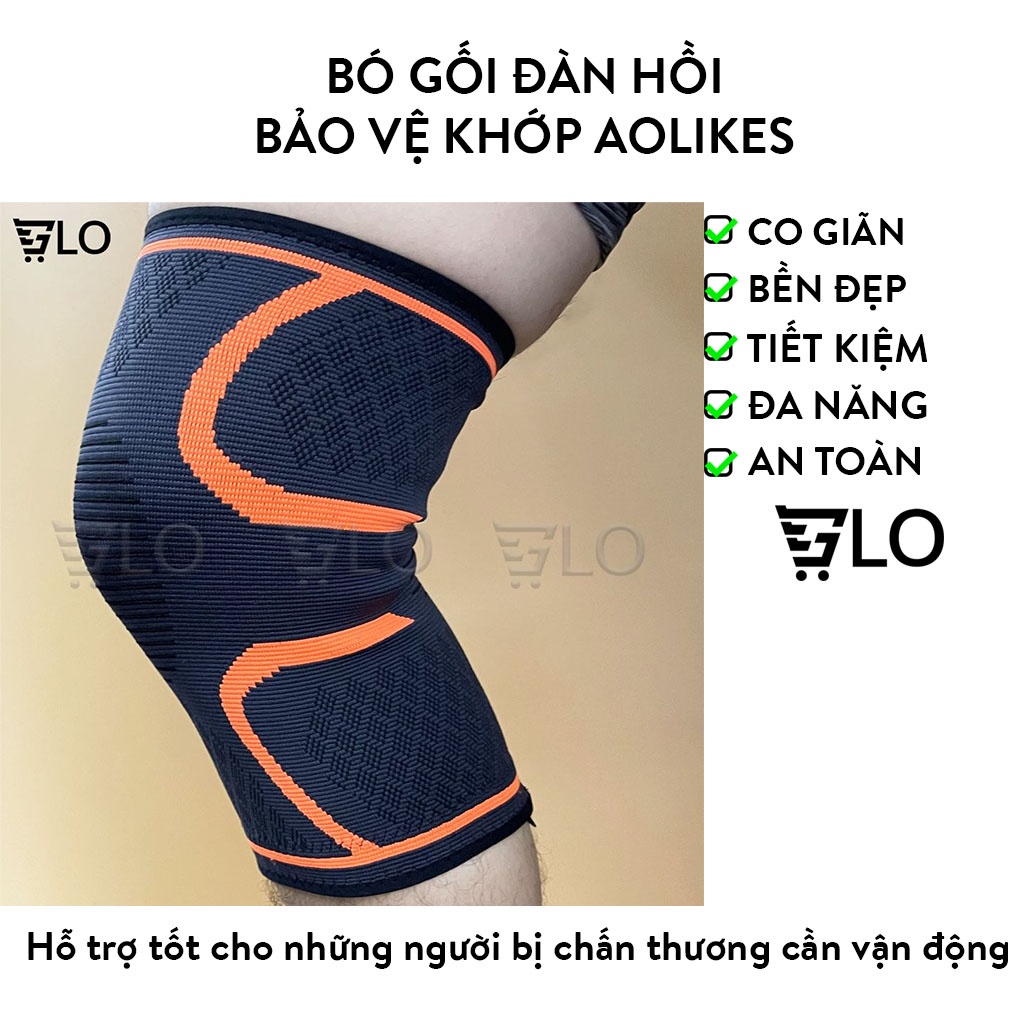 Bó gối đàn hồi bảo vệ khớp Aolikes