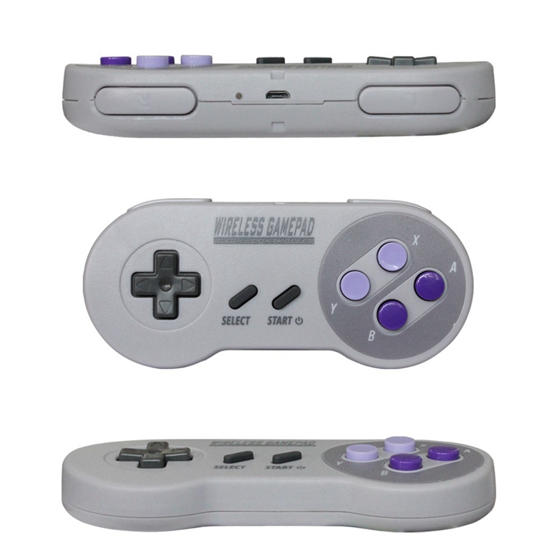 Game Controller Wireless 2.4G Gamepad Joypad Joystick Compatible for SNES Mini PC Windows NS Switch