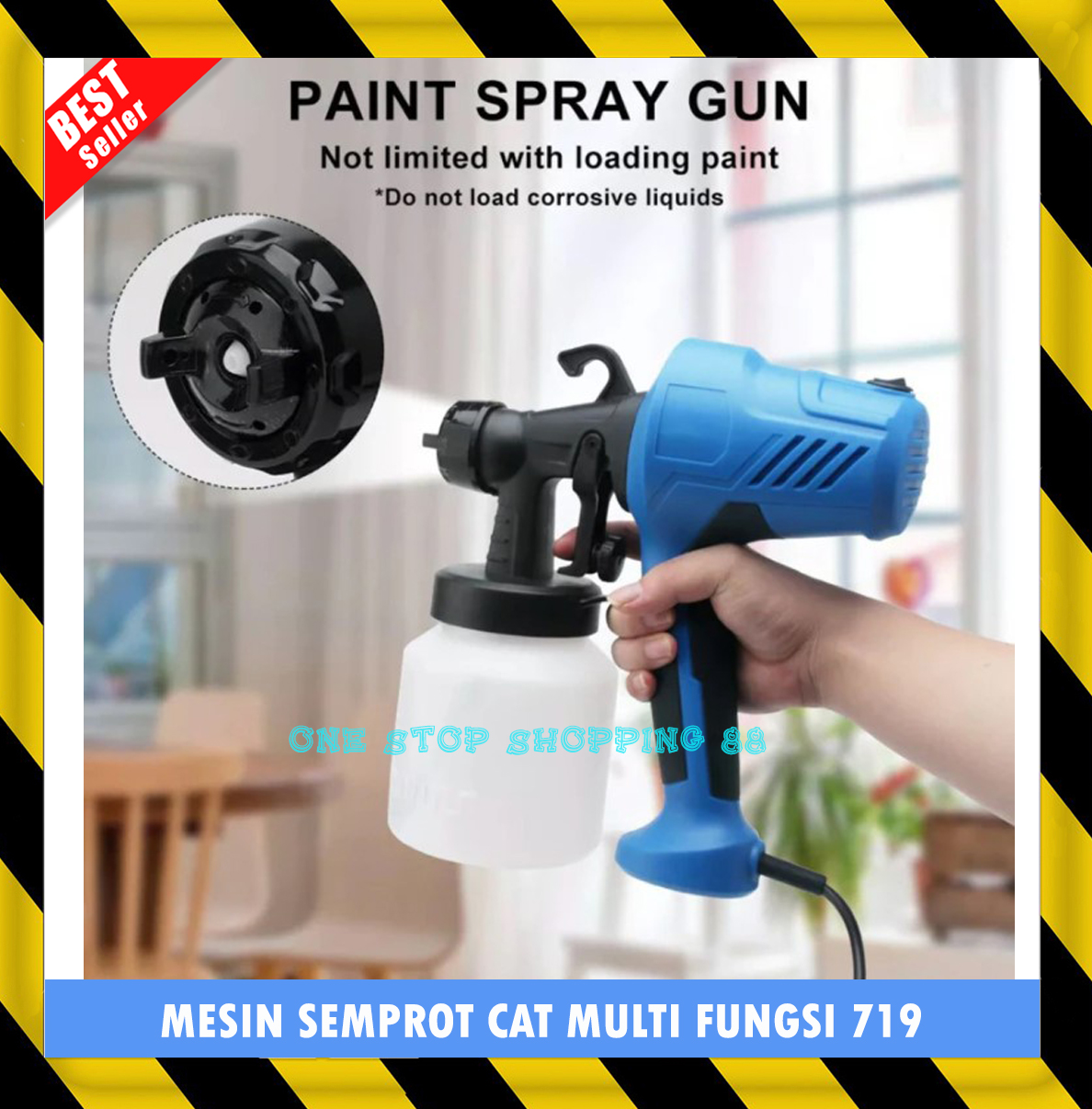 ALAT MESIN KOMPRESOR SEMPROT CAT LISTRIK ELEKTRIK KUAT BAGUS PRAKTIS