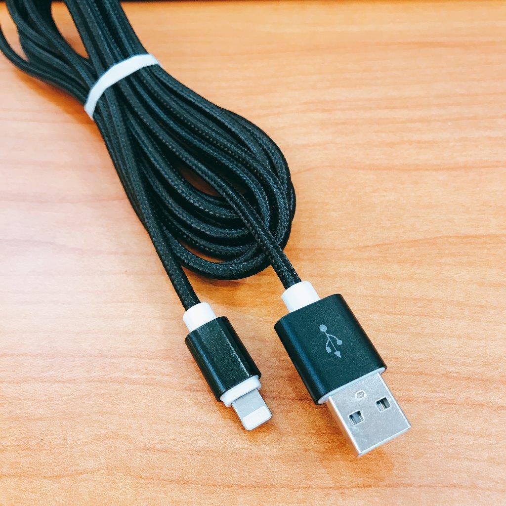 Cáp sạc 3m dây dù chống gãy sạc nhanh cho iphone