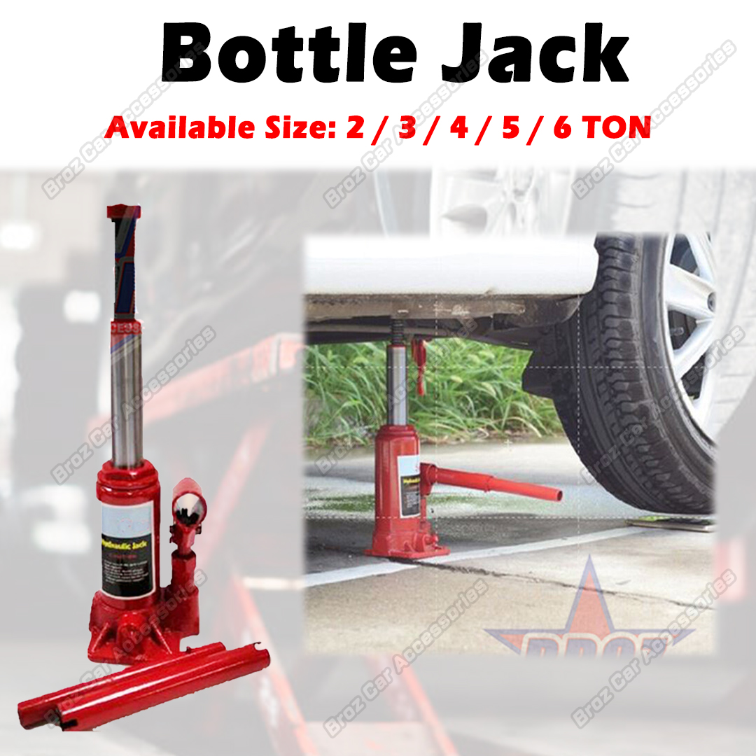 Heavy Duty Hydraulic Bottle Car Jack 2   3   4   5   6   8   10 Ton 