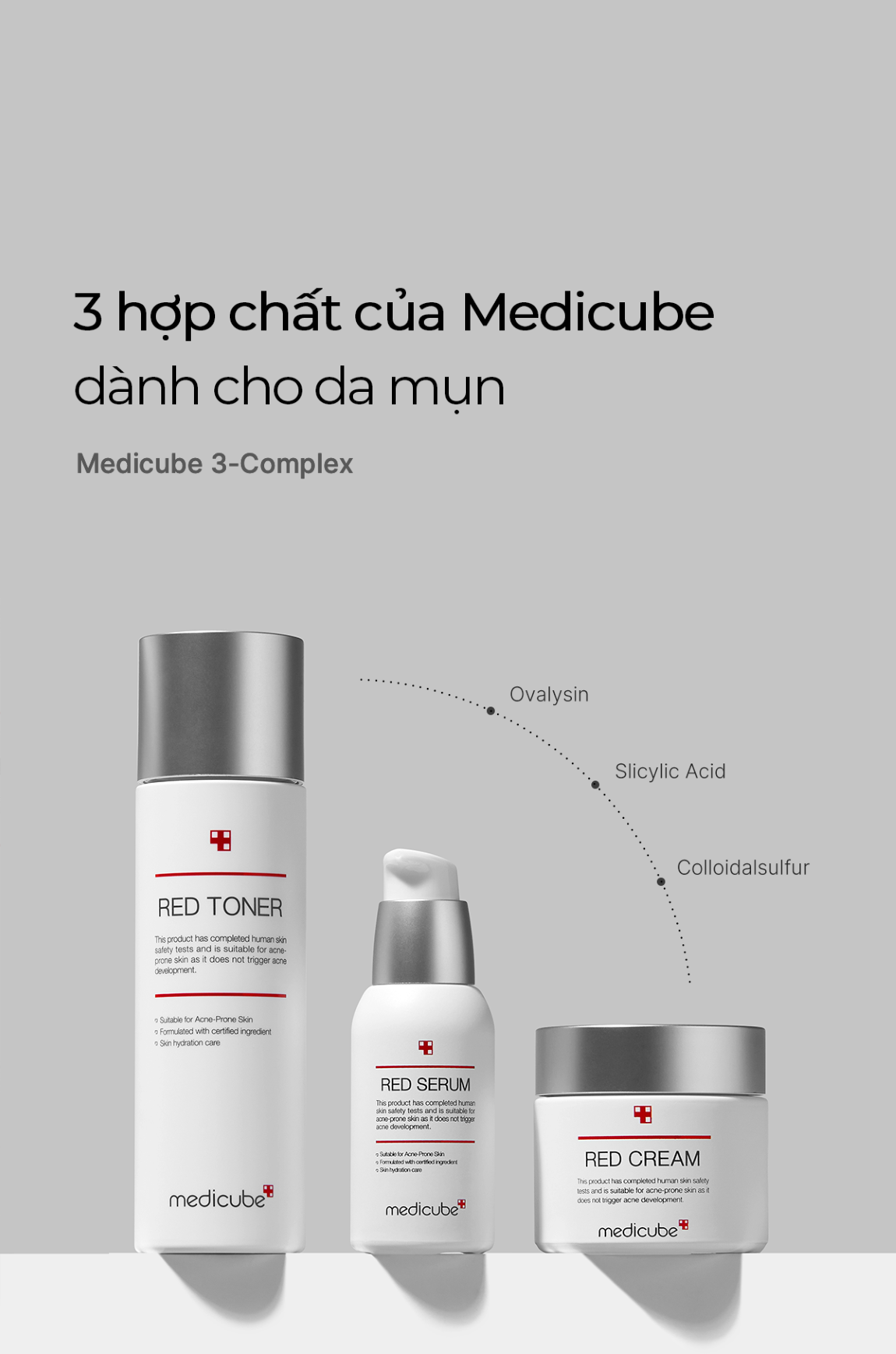 Tinh chất Medicube Cho Da Mụn Red Serum 30g