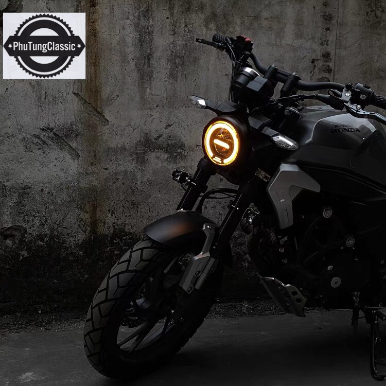 Đèn pha led cao cấp, độ mọi loại xe classic, cafe racer...