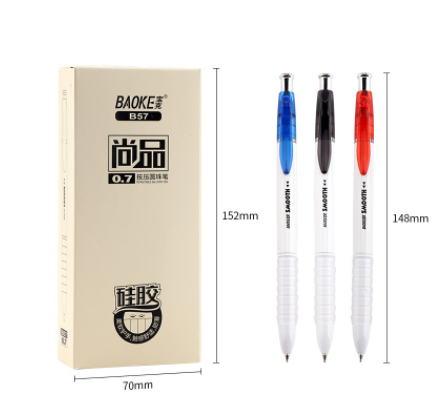 Bút Bi Bấm Baoke B57 0.7mm