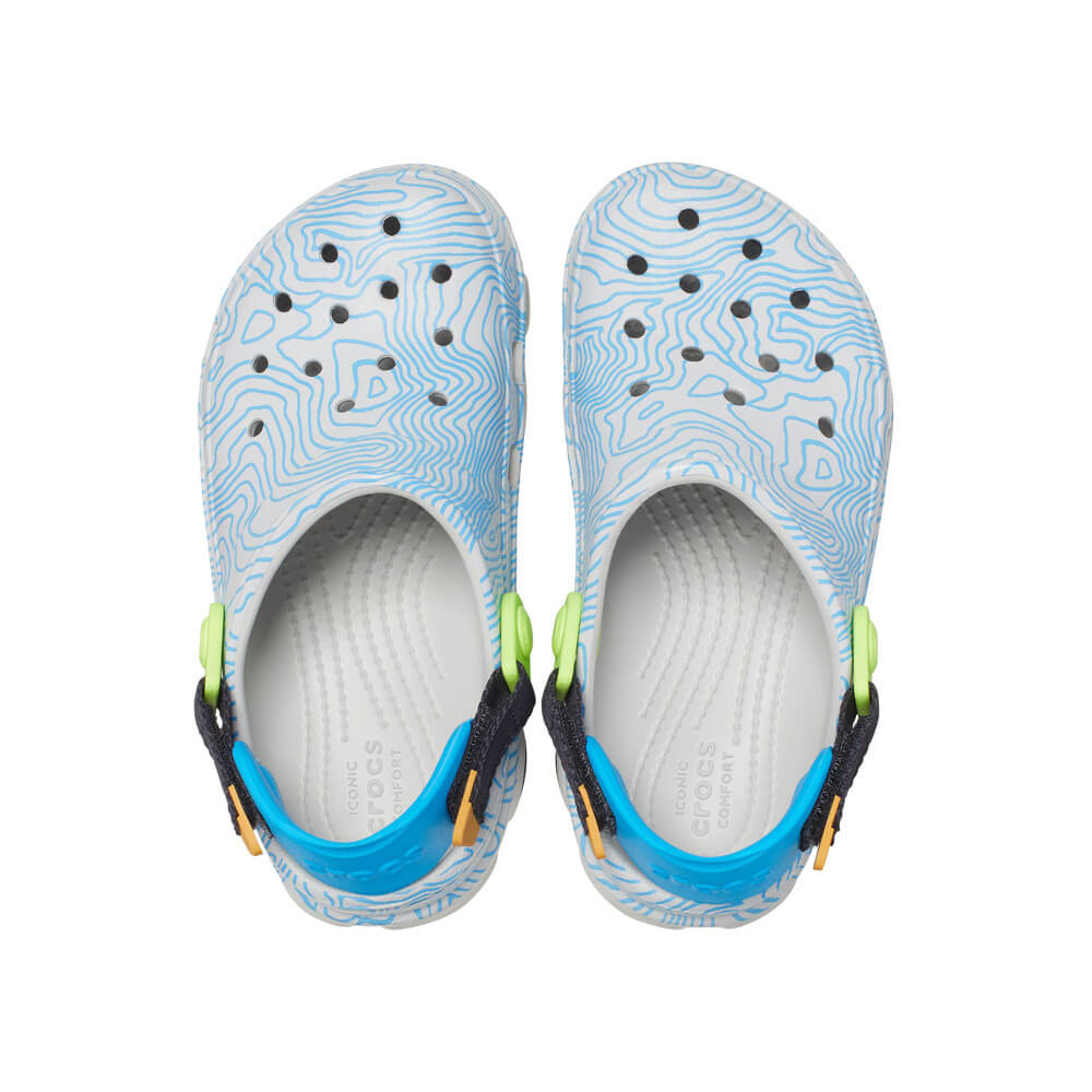 Giày Clog Trẻ Em Crocs All-Terrain Topographic - Atmosphere