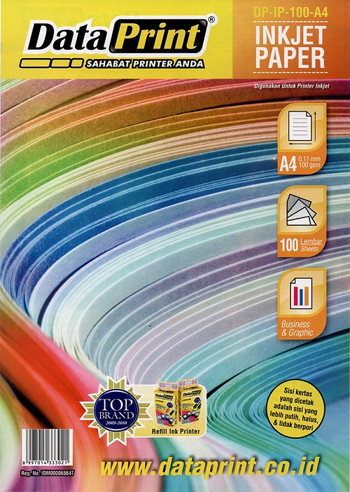 Kertas Inkjet Paper Data Print A4 100 Gram Lazada Indonesia