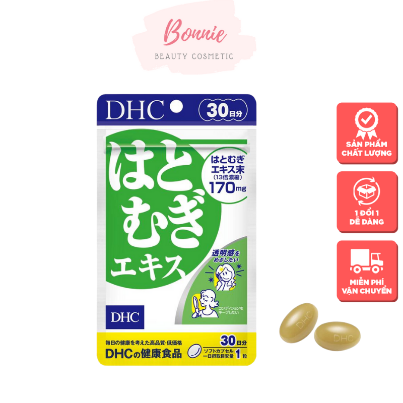 Viên uống trắng da DHC Nhật Bản Adlay Extract
