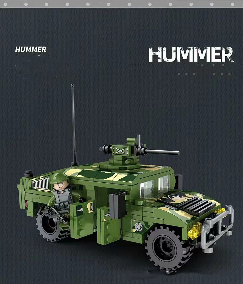 Bộ lắp ráp xe địa hình HUMMER 89006 đồ chơi lắp ráp