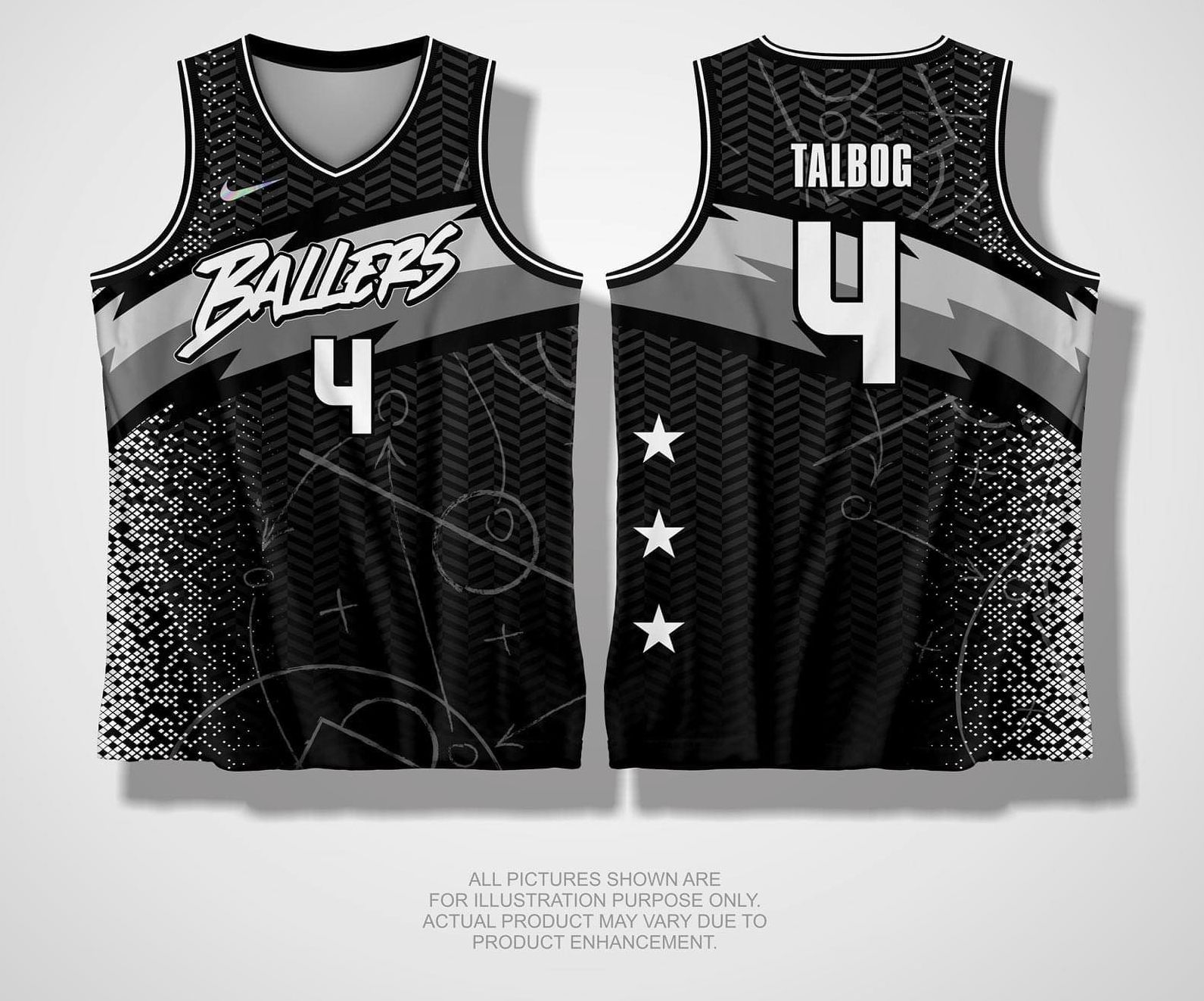 BALLERS 01 TALBOG BASKETBALL JERSEY WITH FREE CUSTOMIZE OF NAME 