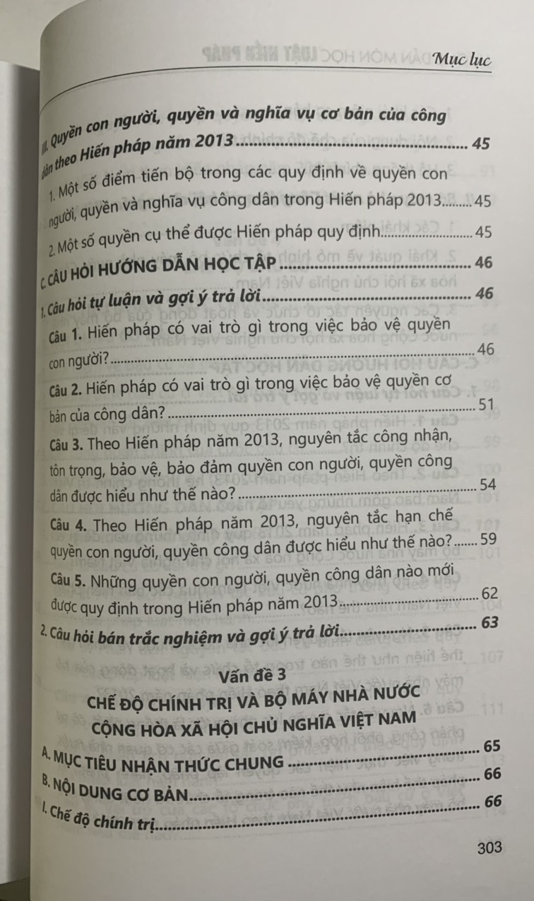 Hướng Dẫn Môn Học Luật Hiến Pháp