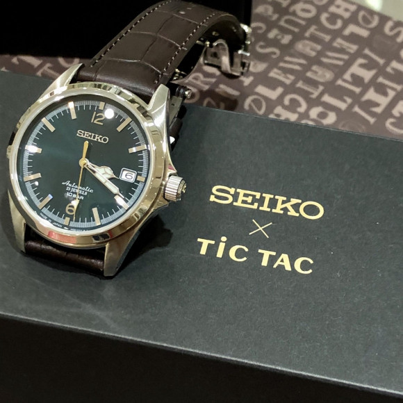 JDM] BNIB Seiko TiCTAC 35th Anniversary SZSB021 Limited Edition Green Dial  Made in Japan Leather Strap Men Watch | Lazada Singapore