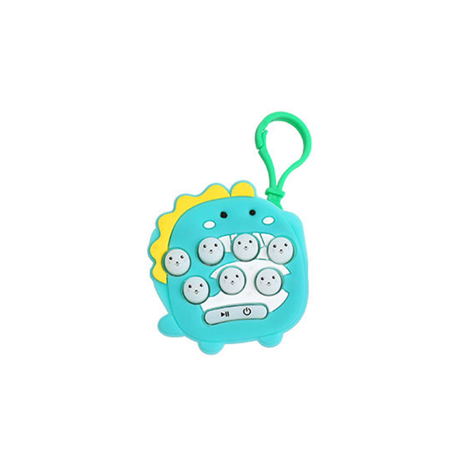 Interesting Push Bubble Toy Cartoon Animal Push Bubble Game Light-up Push Bubble Game Handheld Sensory Fidget Toy for Stress Relief Favorite