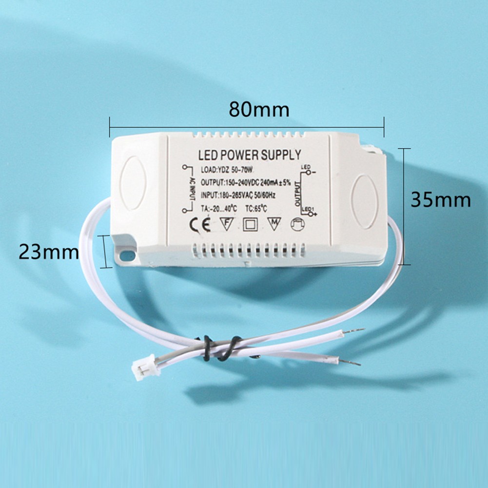 Tool Nest 1 PC External Power Supply 50-70W LED Driver Electronic Transformer Constant Current