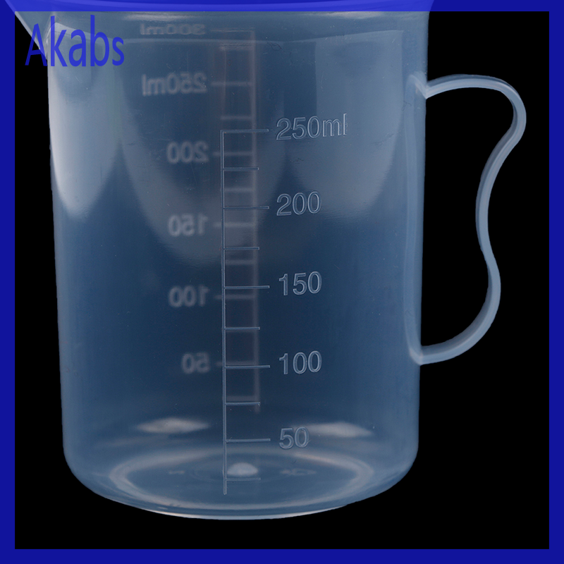 Akabs 250ml cốc dùng để đo bằng nhựa Jug đổ Bề mặt vòi bếp