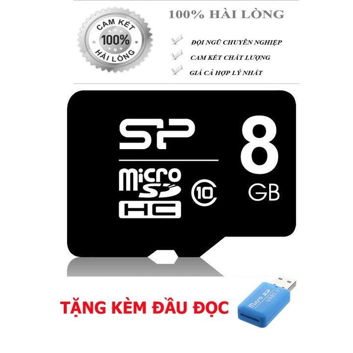 Thẻ nhớ MicroSD 8GB - Dùng cho điện thoại, Camera, loa , đài...