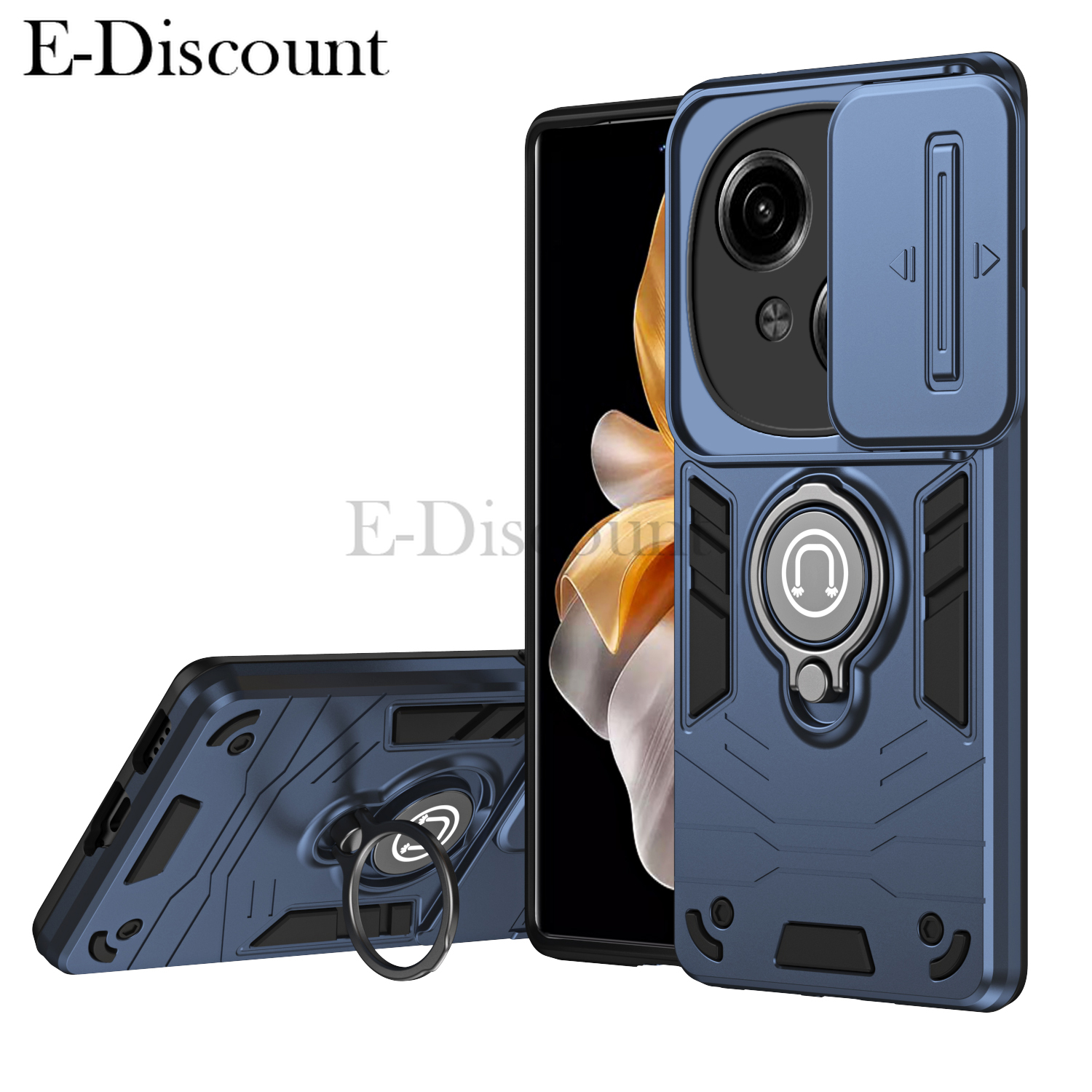 New Phone case Tecno Spark Go 2025 Spark Go 1S 1 POP 9 Back cover Car Foldable Metal Bracket Sliding Camera Protection Hard Shockproof For Tecno Spark Go 1 1S 2025 Tecno POP 9 Back Cover