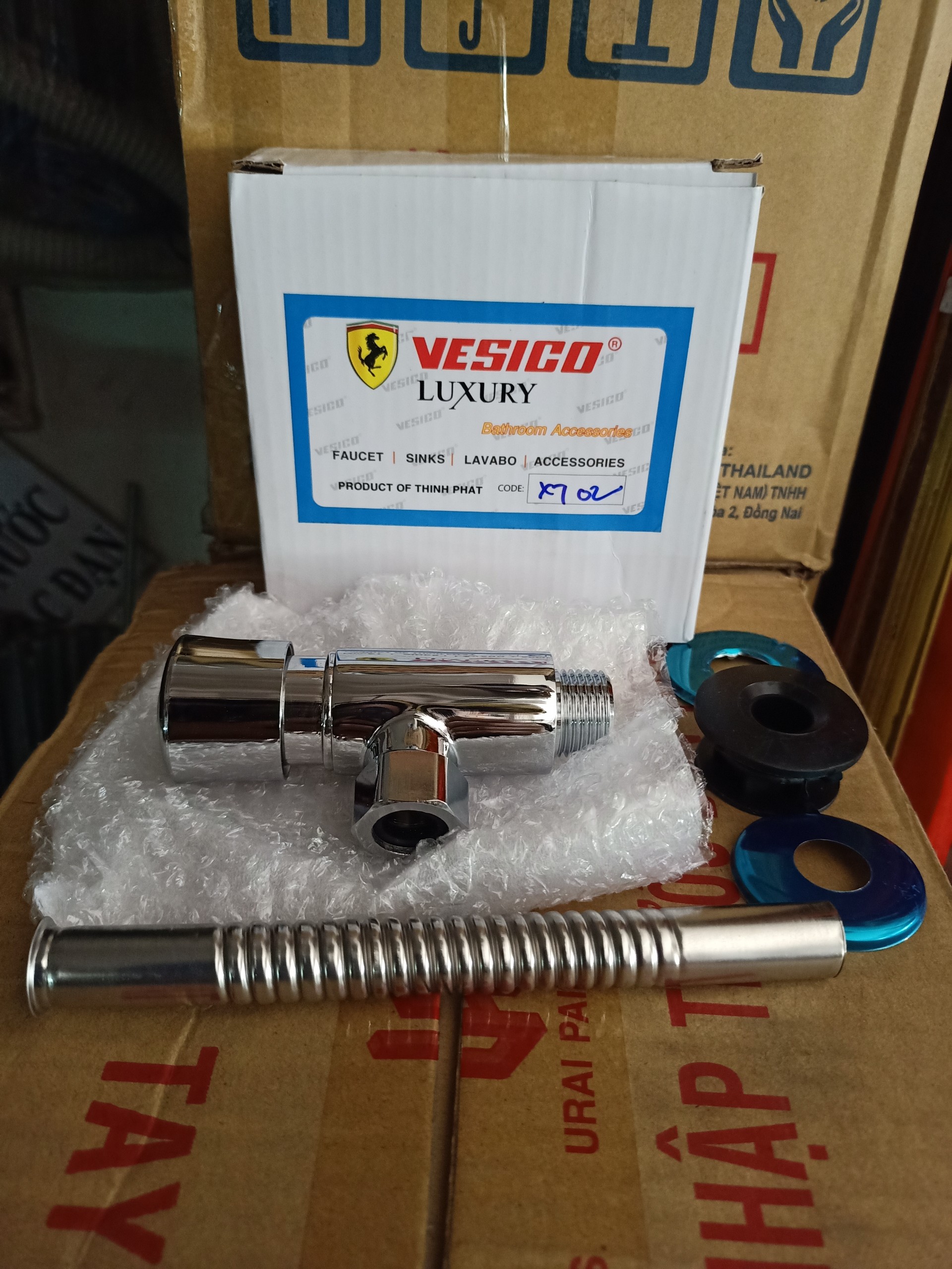 Bộ xả tiểu nam có nhấn