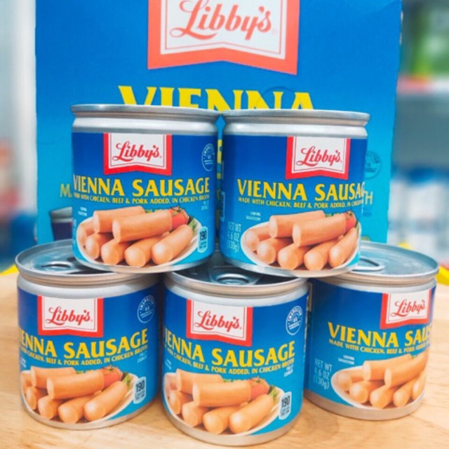 [Date 2024] COMBO 5 LON XÚC XÍCH MỸ LIBBYS 130G/LON - HÀNG CHUẨN