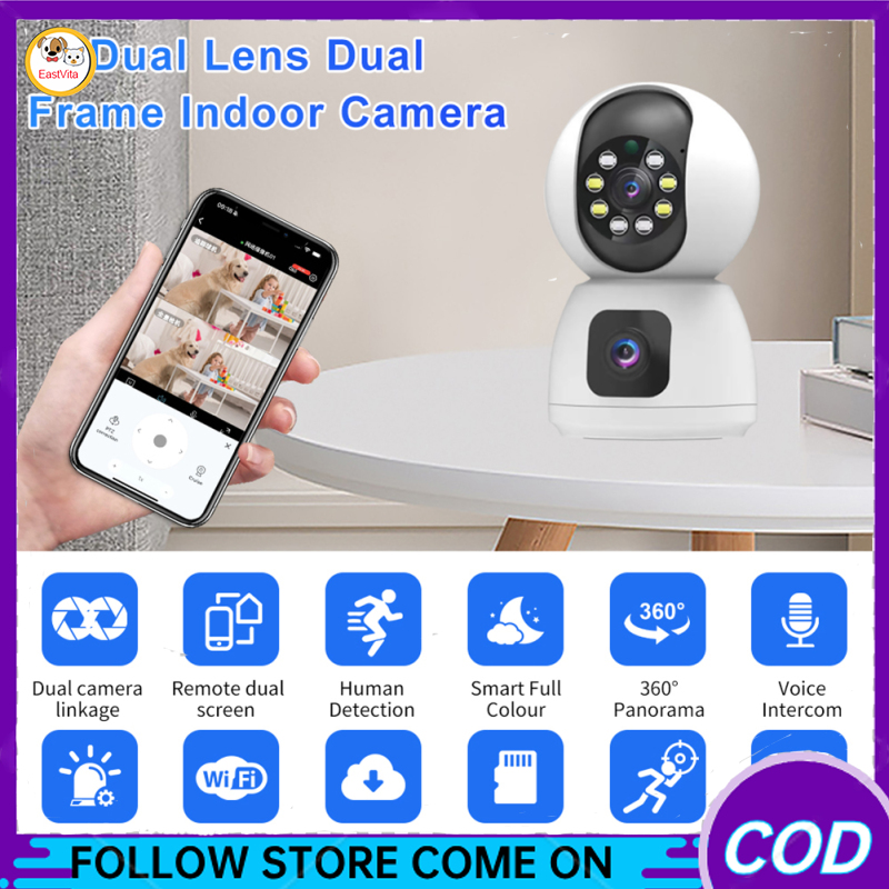 Home Security Cameras Wireless Motion Detection 2 Way Audio Color Night