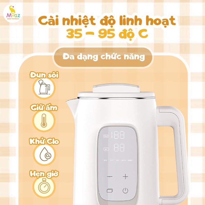 Bình đun nước giữ nhiệt pha sữa Moaz Bebe MB070