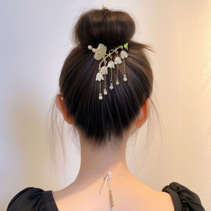 Kẹp Tóc Hoa Trà Phong Cách Hàn Quốc