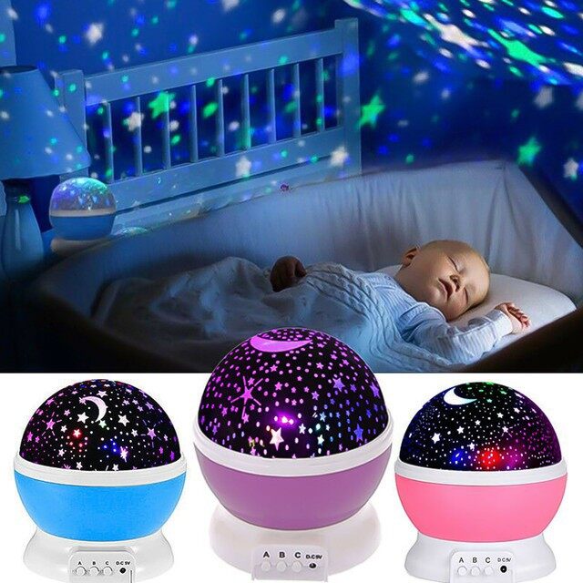 Vivalux hàng có sẵn đèn led xoay máy chiếu vũ trụ đầy màu sắc giấc mơ lãng - ảnh sản phẩm 2